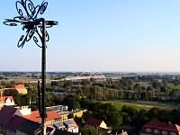 Blick vom Stadtkirchenturm zur Elbbr&uuml;cke